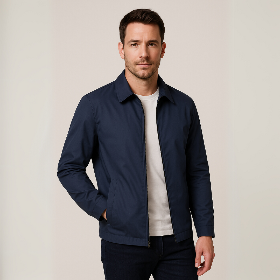 Men’s Zip-Up Jacket – Effortless Modern Versatility