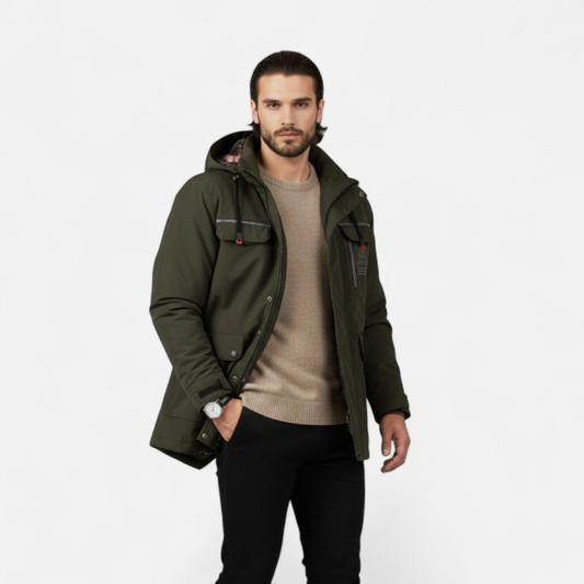 Men’s Hooded Zip Jacket – Effortless Everyday Versatility