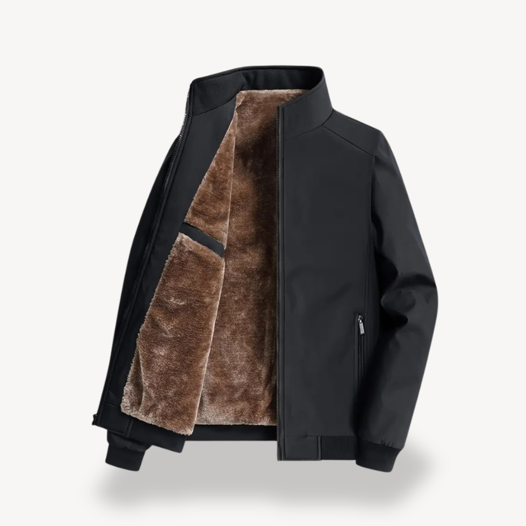 Men’s Sherpa-Lined Jacket – Refined Structure with Everyday Versatility