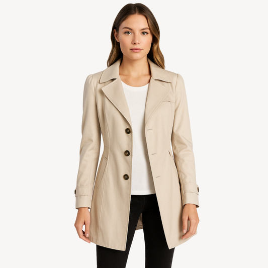 Women’s Beige Trench Coat – Timeless Elegance for Everyday Style